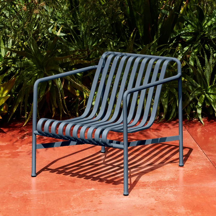 HAY - Palissade Lounge Chair Low, anthrazit (2er-Set)