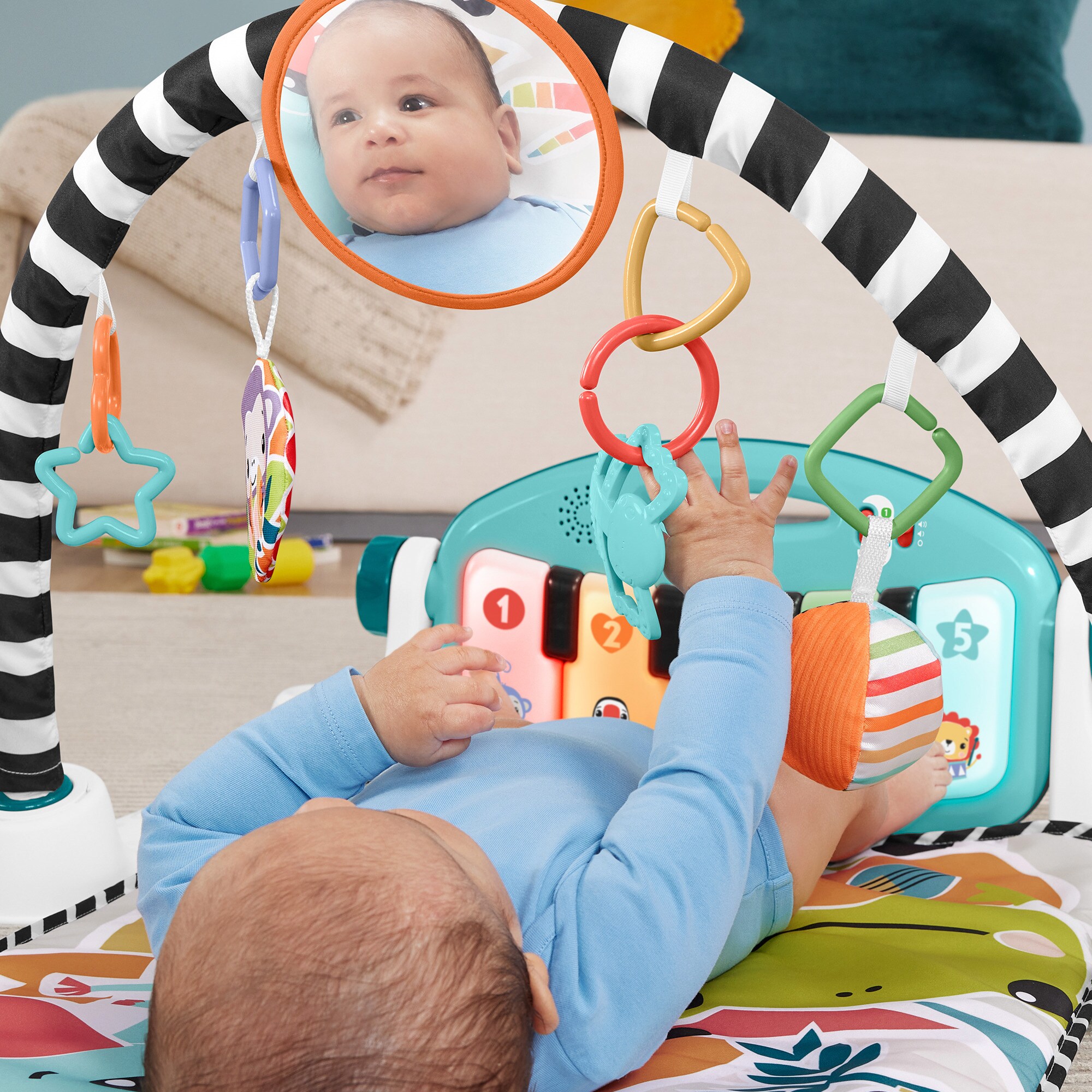 Mattel Spielbogen/Decke Kick & Play Piano Spieldecke
