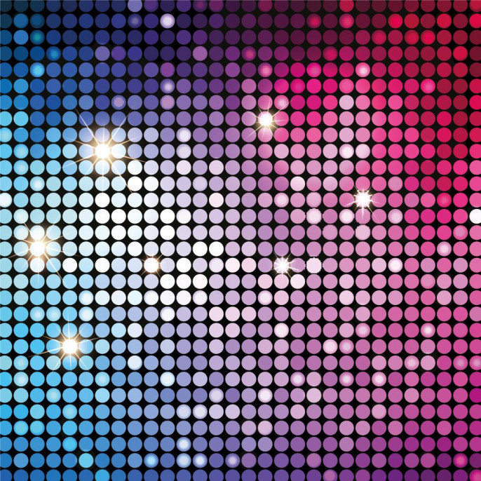 Piste de dés : Disco Dots