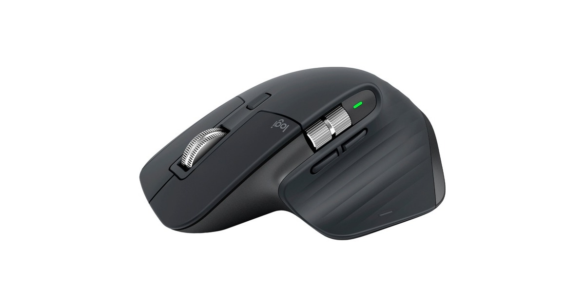 LogitechMX Master 3S muis  (Grafiet, 200 - 8000 dpi, Bluetooth Low Energy )