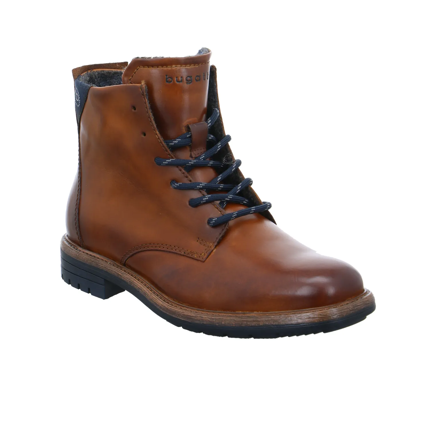 BUGATTI SHOES Boots Cognac Leder