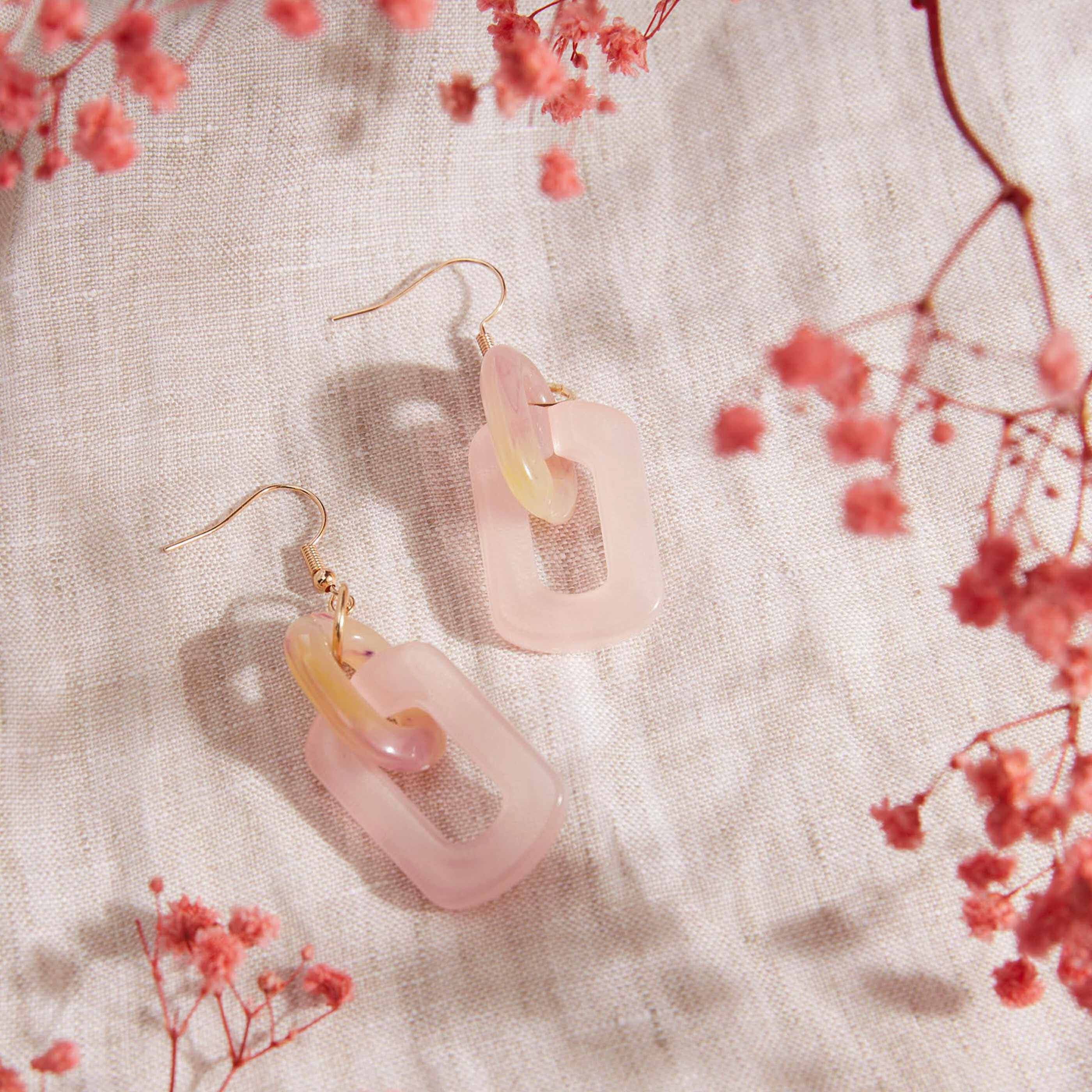 Boucles d'oreilles résine - BIJOUX