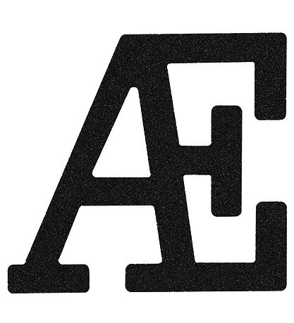 Thats Mine Buchstabe - Æ - Schwarz Glitzer