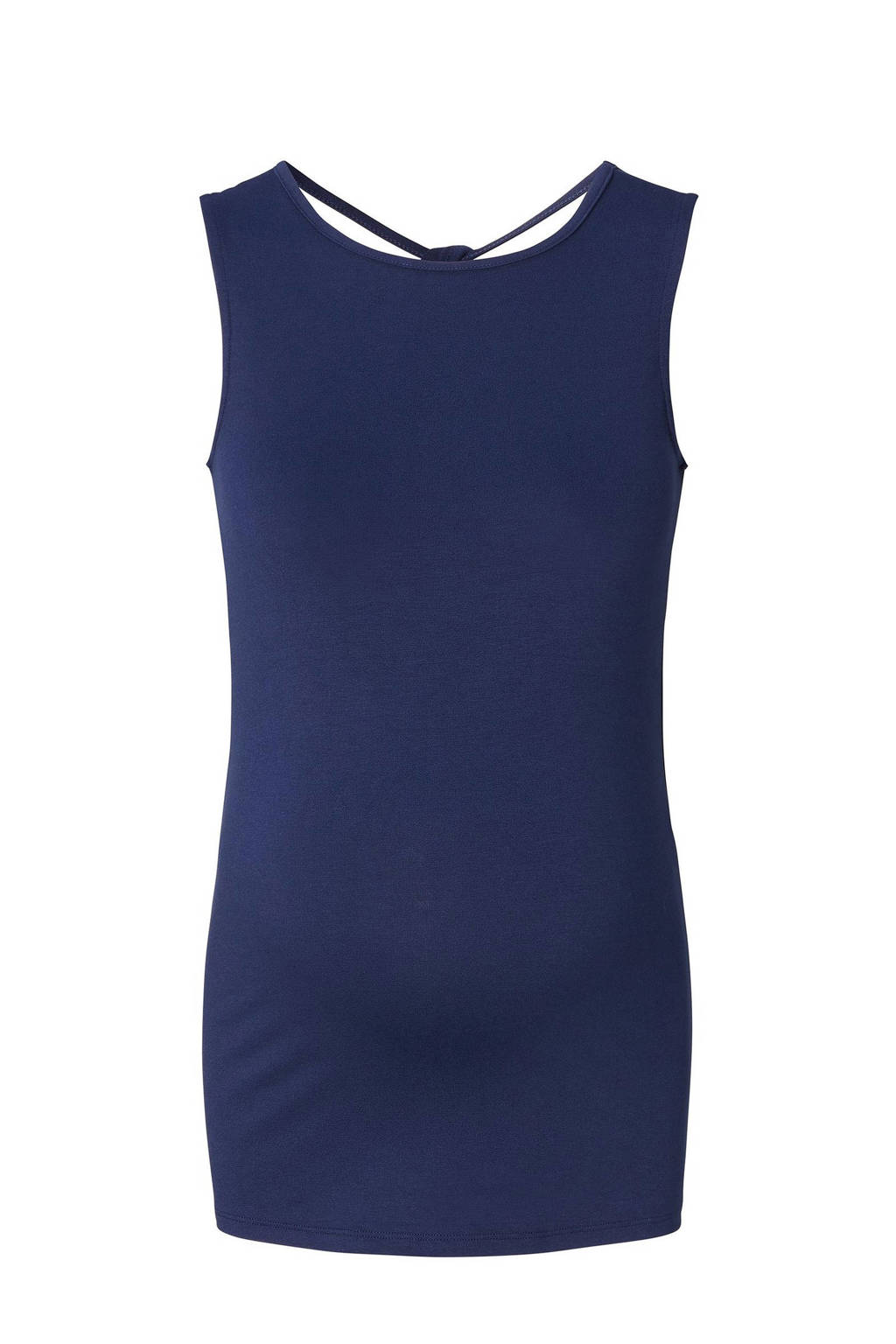 Noppies zwangerschapstop Dam met open rug blauw