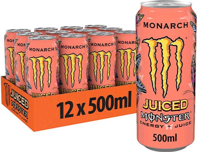Monster - Monarch - Sportdrank - 6000 ml - 12 Blikjes
