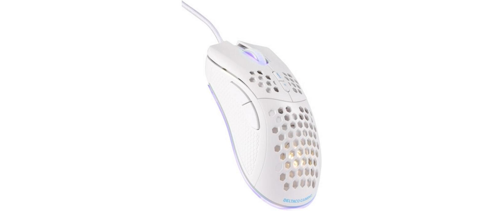 Gaming-Maus GAM-108-W WeissLeichte Gaming-Maus mit RGB-Beleuchtung
