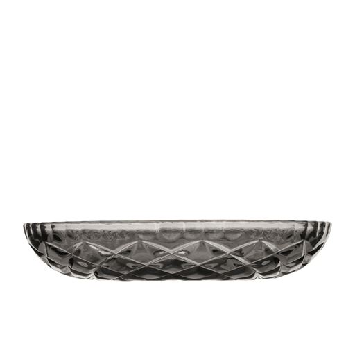 Lyngby Glas Sorrento 4-pak Asiet, Smoke, Ø16 cm