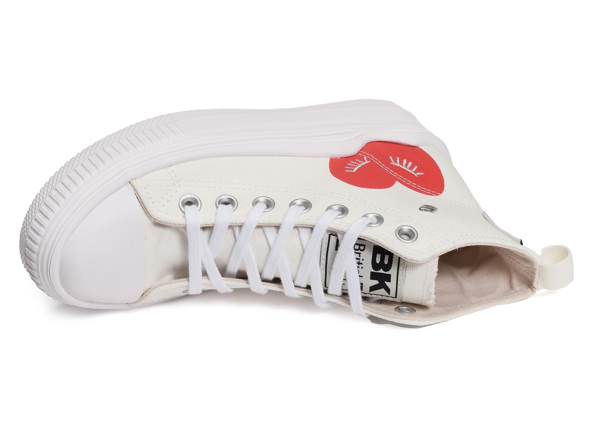 Kaya flow mid 3727 blanc rouge