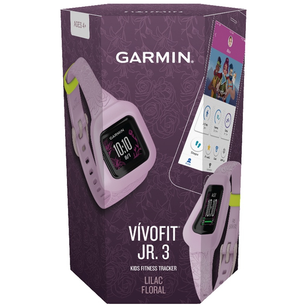 Garmin Vivofit Jr 3 – Fliederfarbener Fitness-Tracker für Kinder