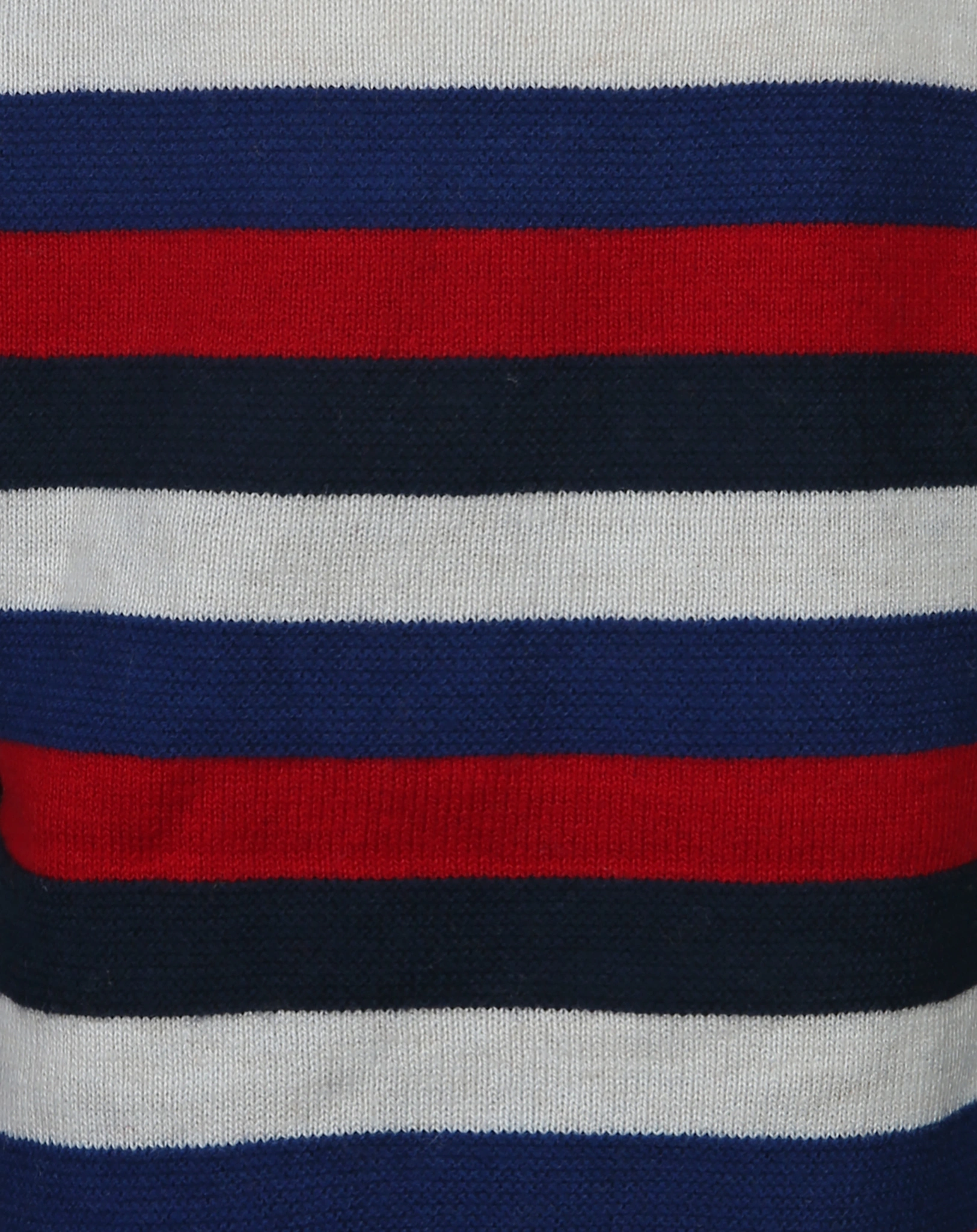 Strickpullover STRIPES in rot/blau