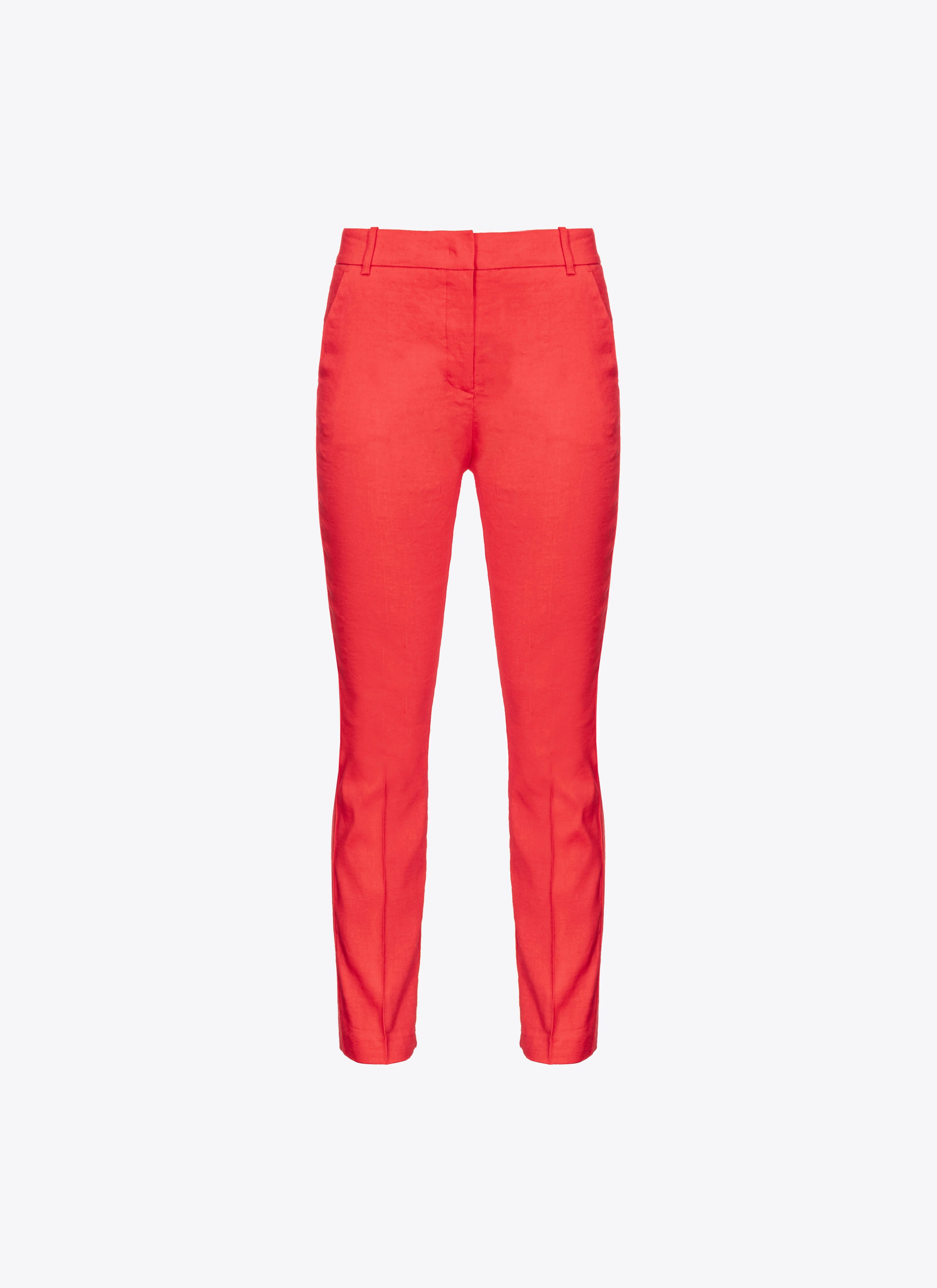 Pantalon cigarette | Rouge