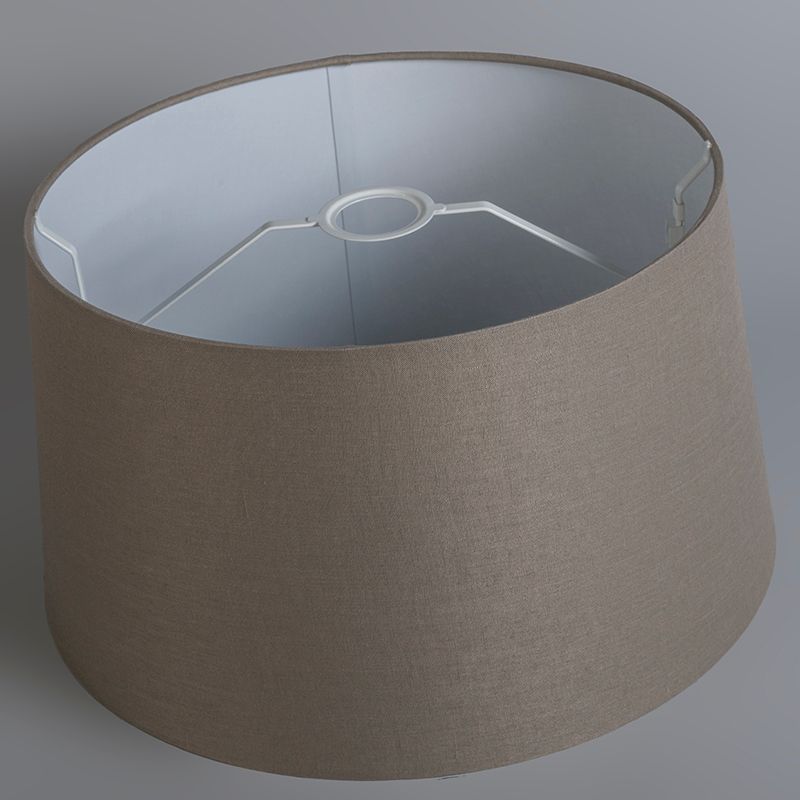 Moderne hanglamp wit met kap 45 cm taupe - Combi 1