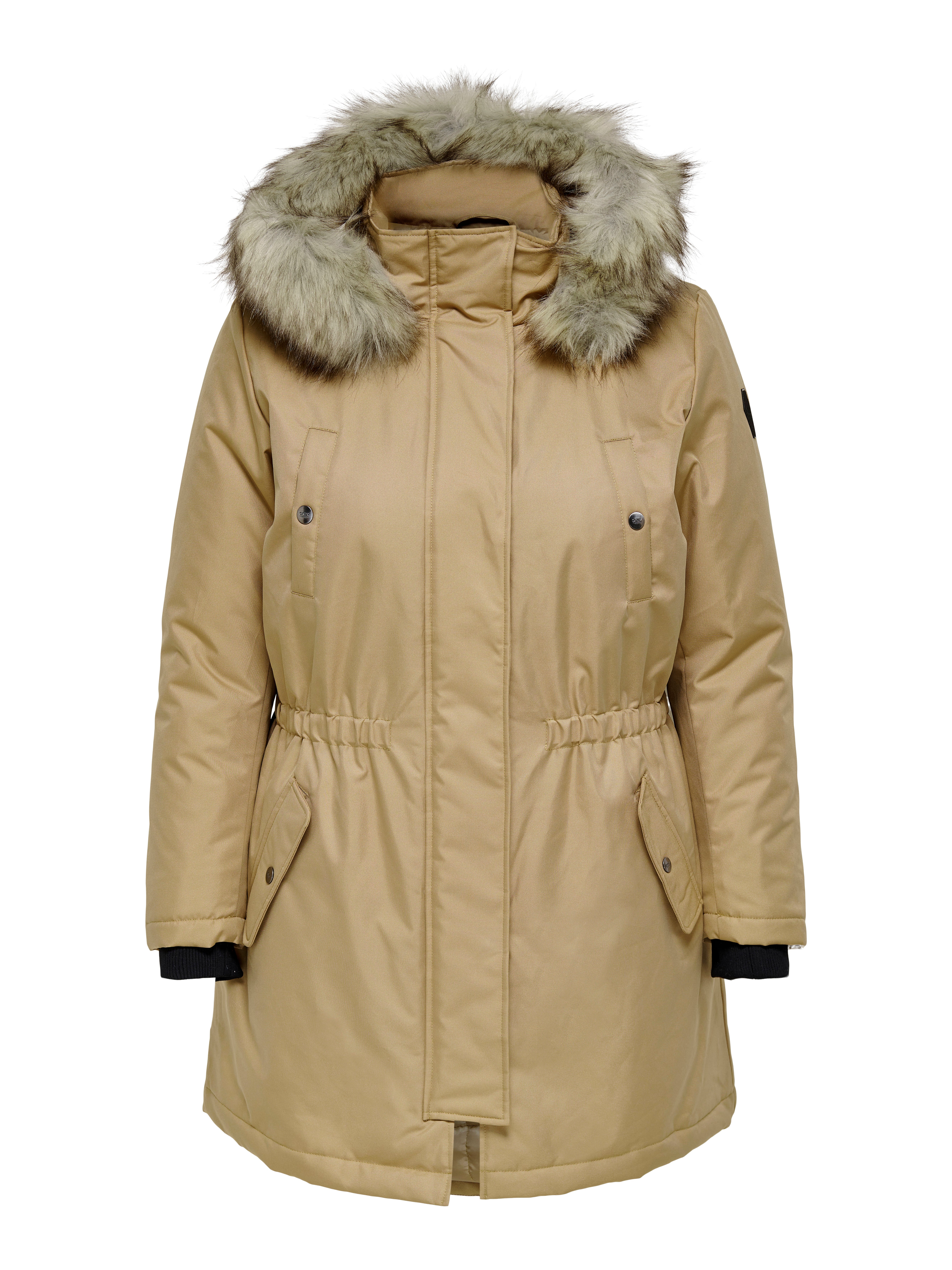 CARIRENA Langer Parka Tigers Eye