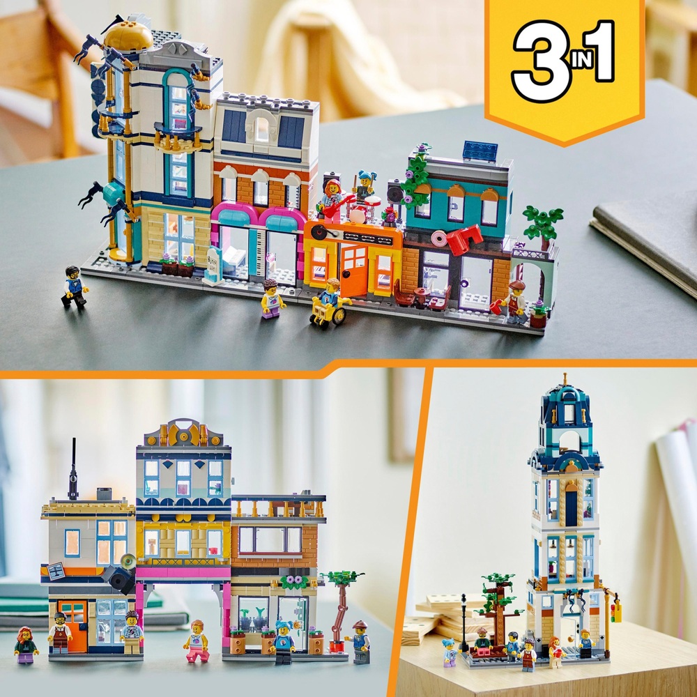 LEGO Creator 31141 3-in-1 Hauptstraße Modellbausatz