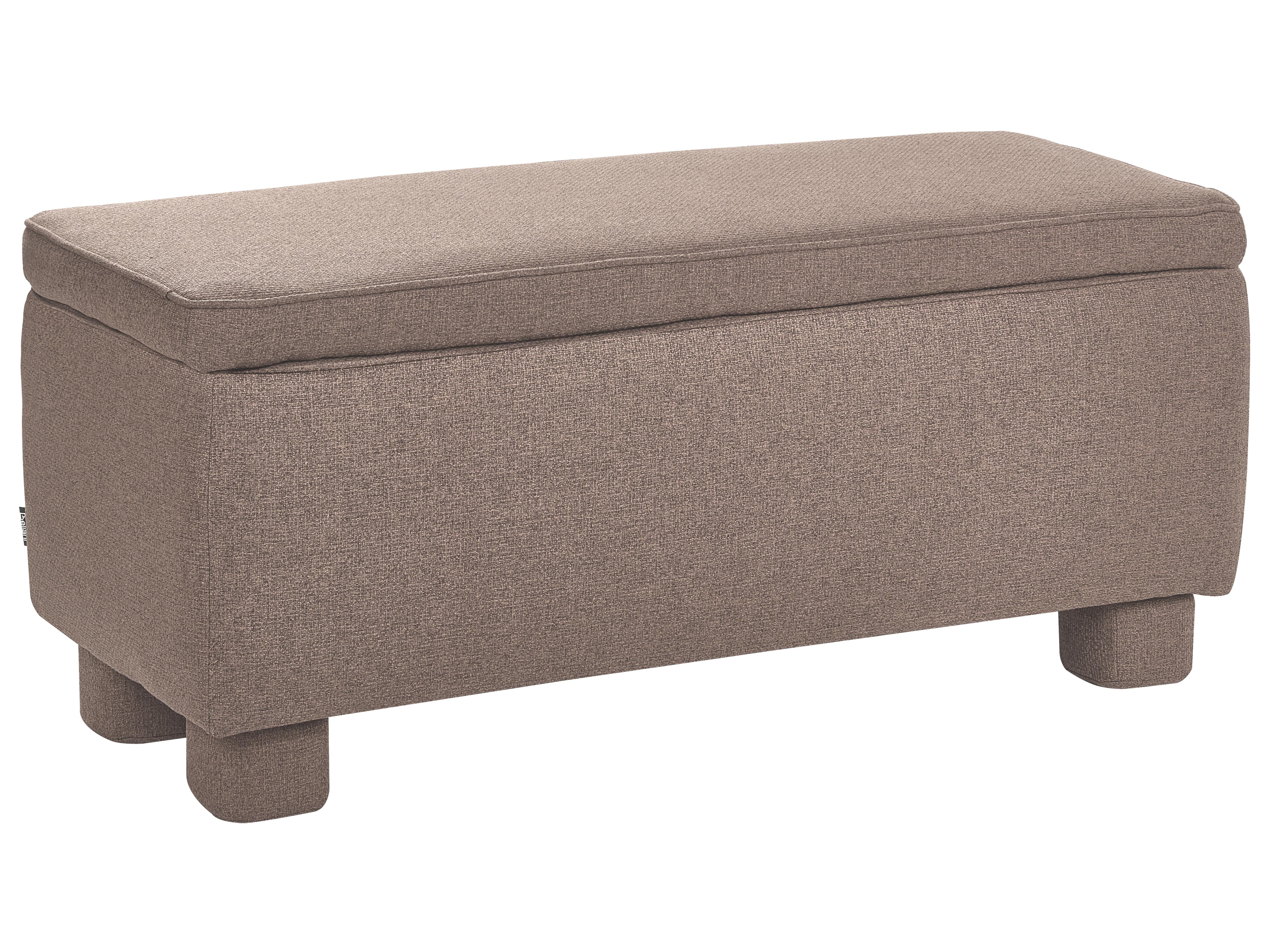 Bankje met opbergruimte ITHACA Stof Taupe