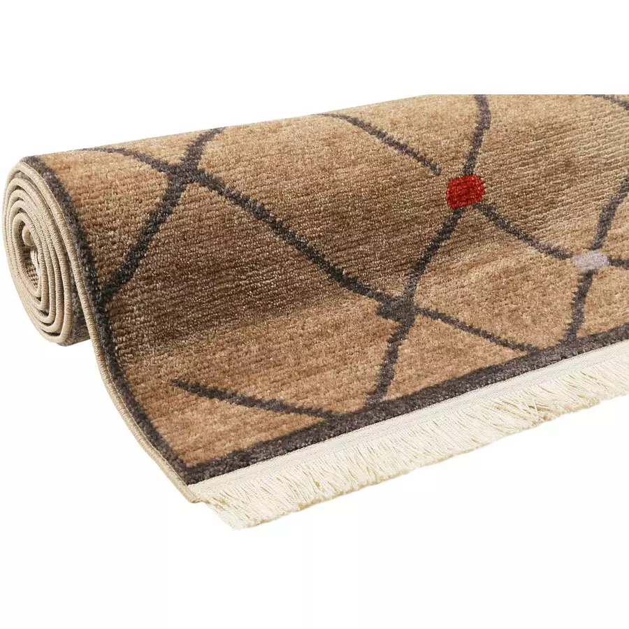 Wecon home Kurzflorteppich Marché Bonsecours braun