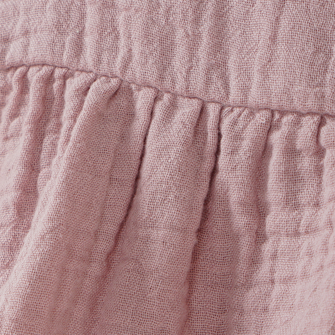 Topolino Pure Collection Mädchen Musselin-Latzkleid mit Elastikbund puderrosa