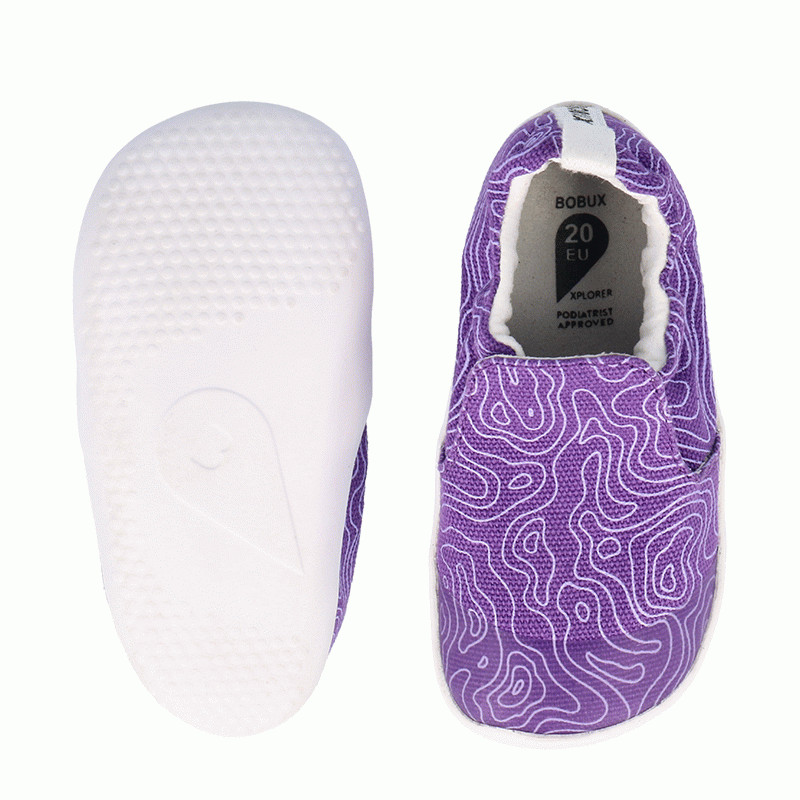 Bobux Bobux Xplorer Scamp Organic Purple Wave