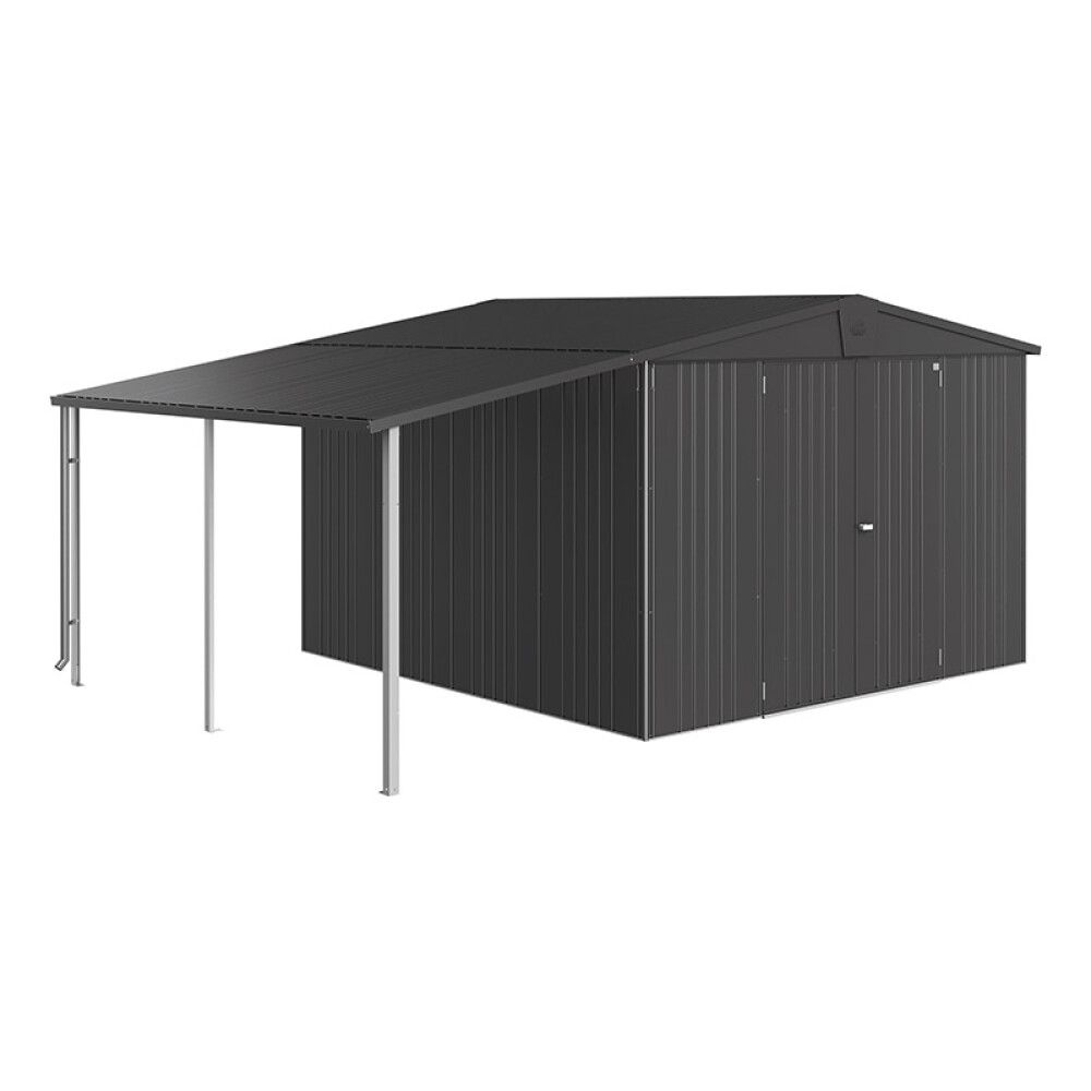 REDSKAPSBOD BIOHORT EUROPA METALLIC MØRK GRÅ STR 7 9,48M²