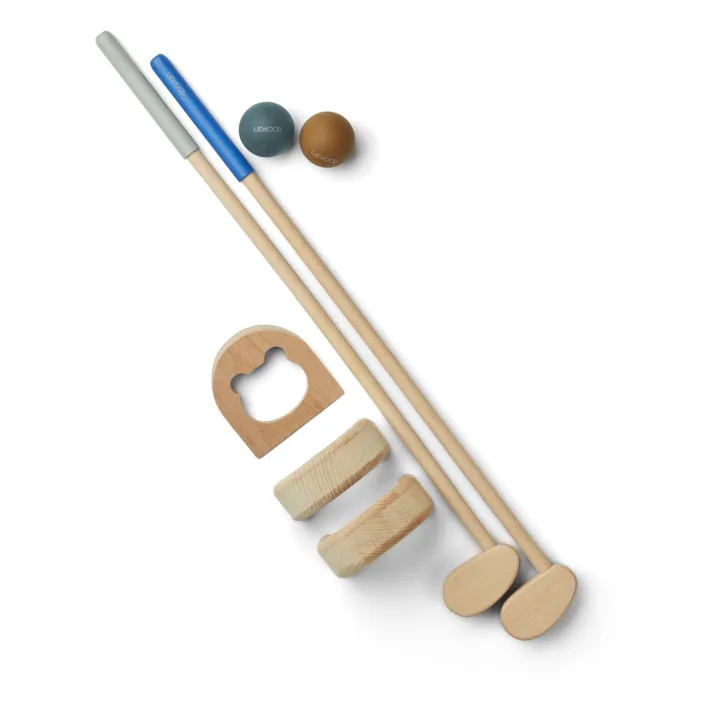 Liewood Set de golf Mary en bois | Bleu roi