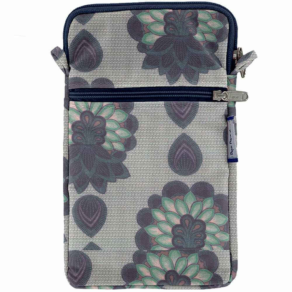 Pochette Téléphone Matelassée Lotus Vert