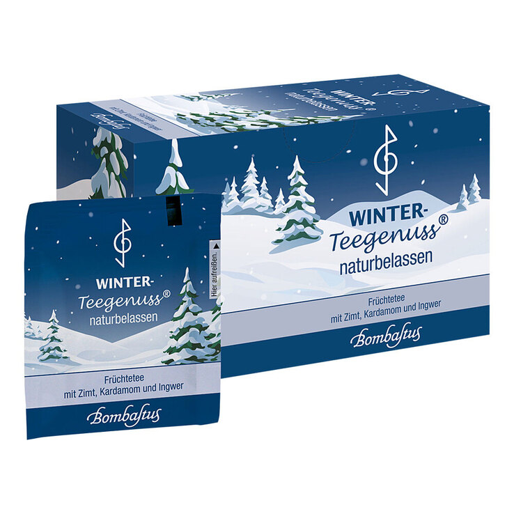 Winter-Teegenuss Zimt Kardamom Ingwer Filterbeutel, 20X2.5 g
