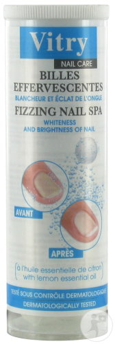 Vitry Billes Effervescentes Blancheur Et Éclat Ongles 8 Pièces