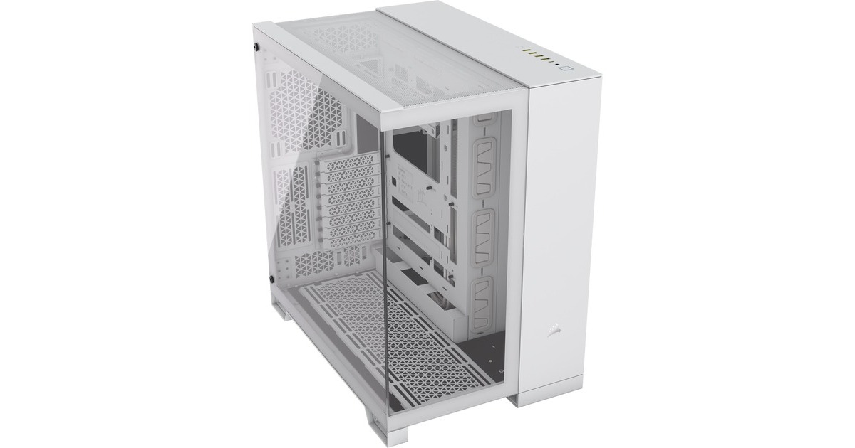 Corsair6500X midi tower behuizing  (Wit | 4x USB-A | 1x USB-C | Tempered Glass)