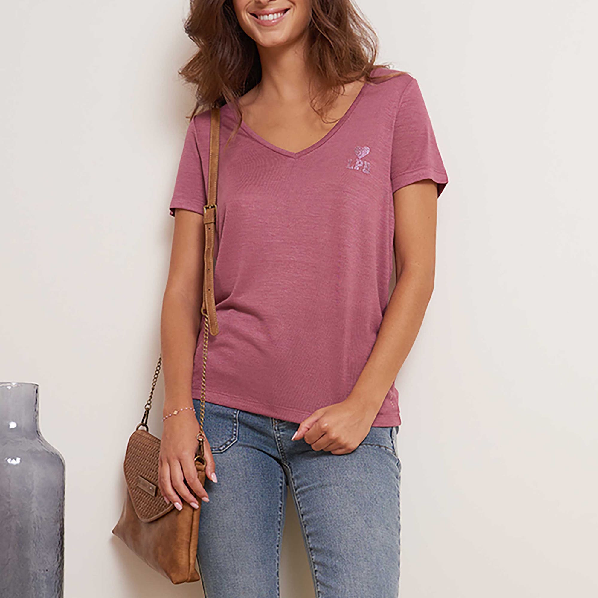 T-shirt Femme rose