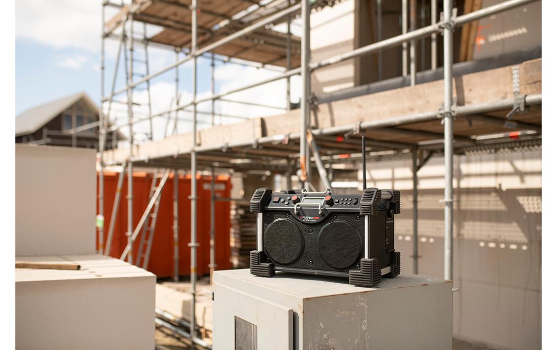 DAB+ Radio ROCKHART Schwarz<br>Grosses, lautes Baustellenradio