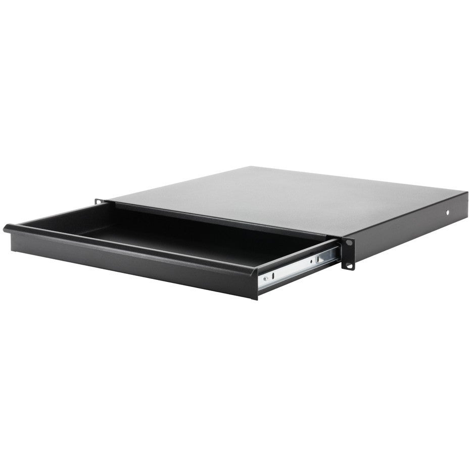 Adam Hall 87401E racklade 1U staal