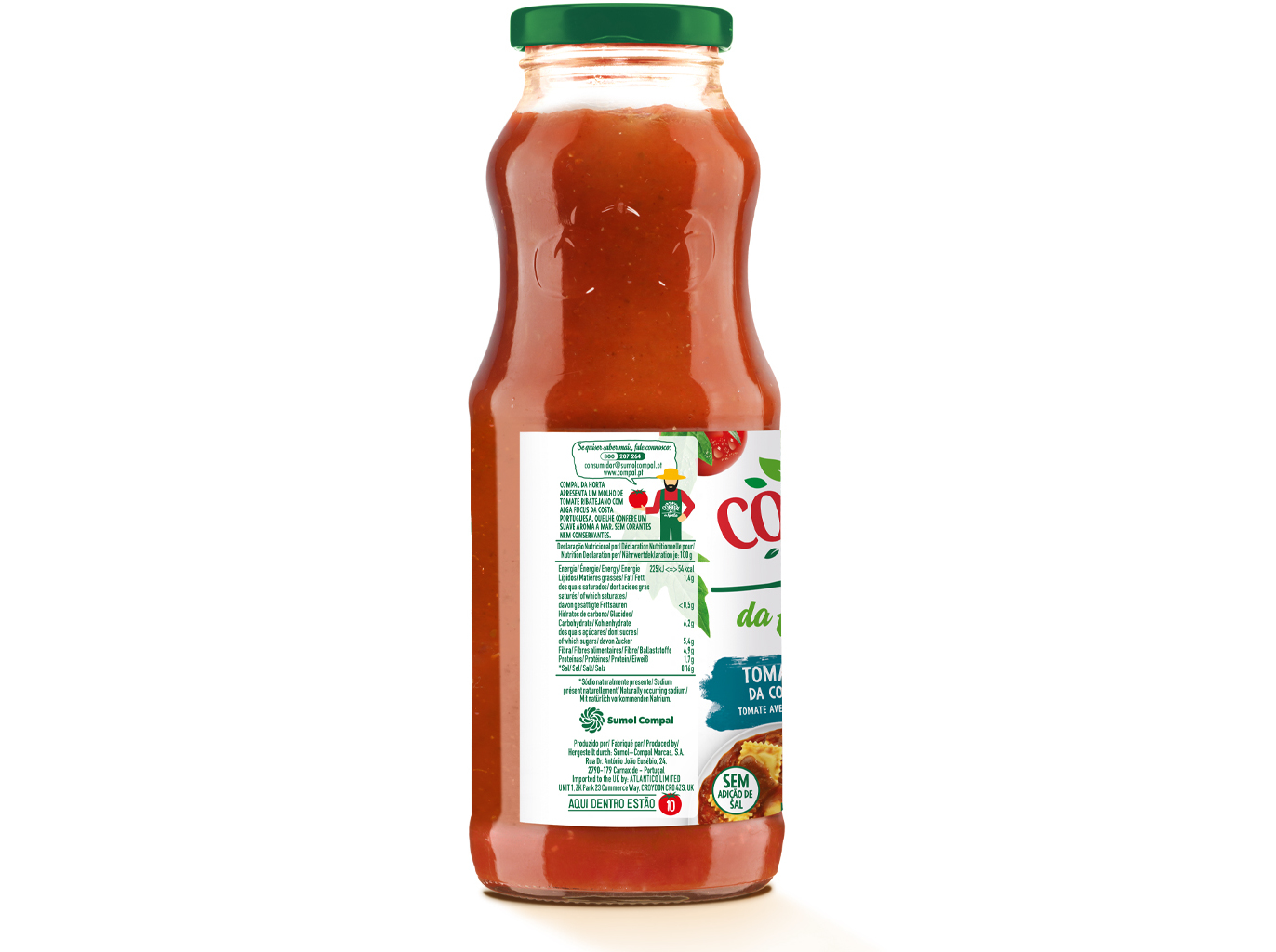 POLPA COMPAL TOMATE C/ ALGA FUCUS 500G