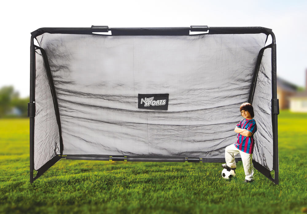 New Sports Fußballtor mit engmaschigem Netz, 300x200x90 cm