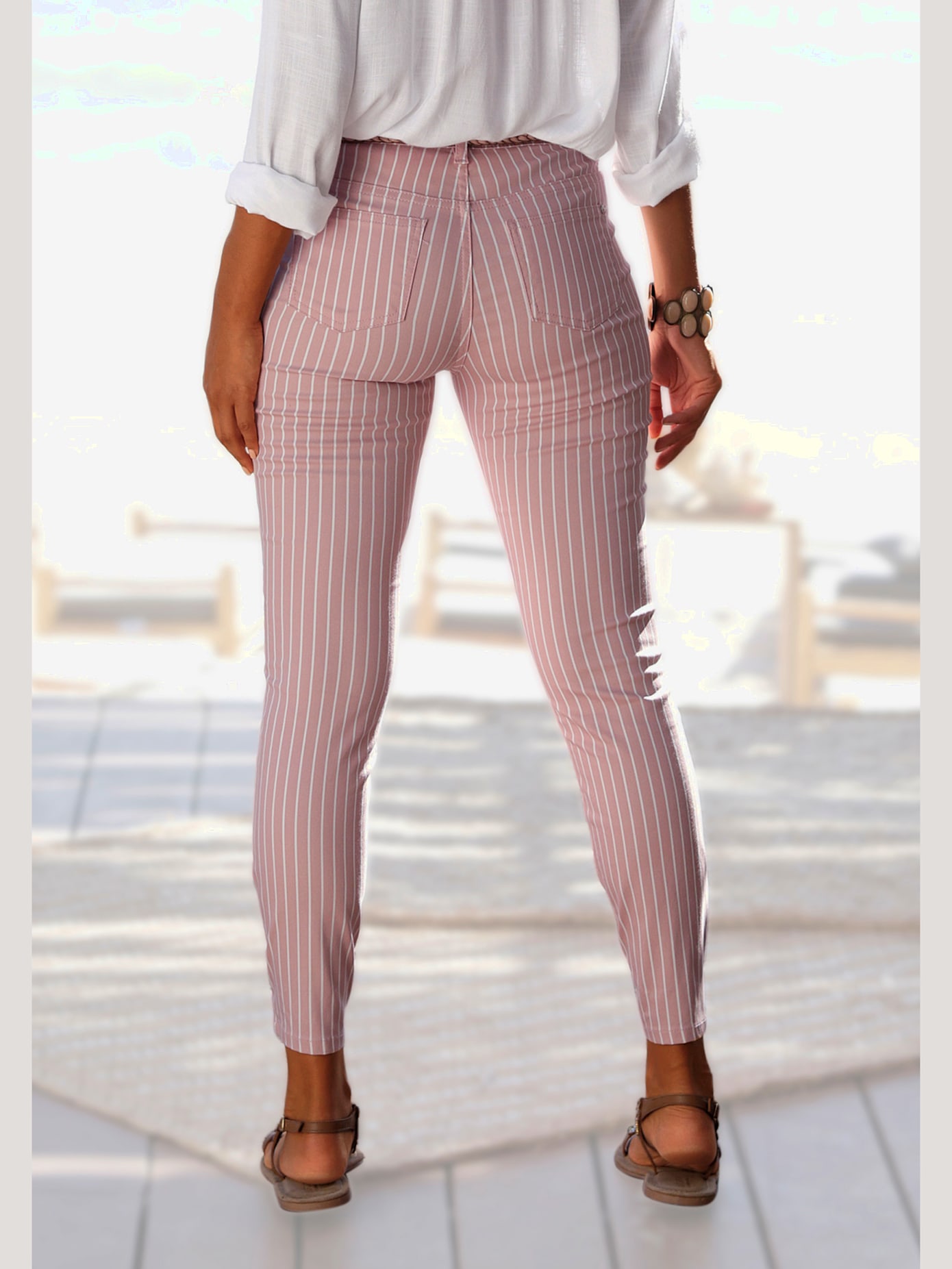 Jegging 7/8 fausses poches devant