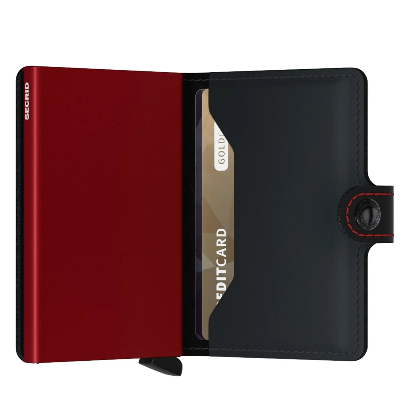 Secrid Miniwallet Matte Black & Red
