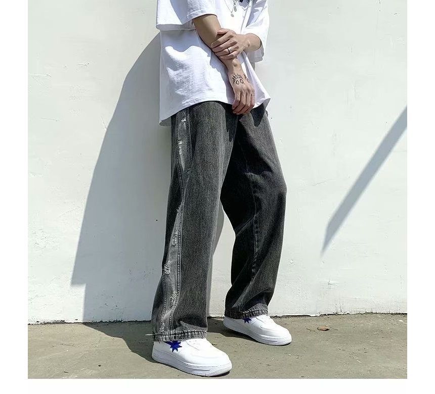 GRAYCIOUS - Versleten baggy jeans