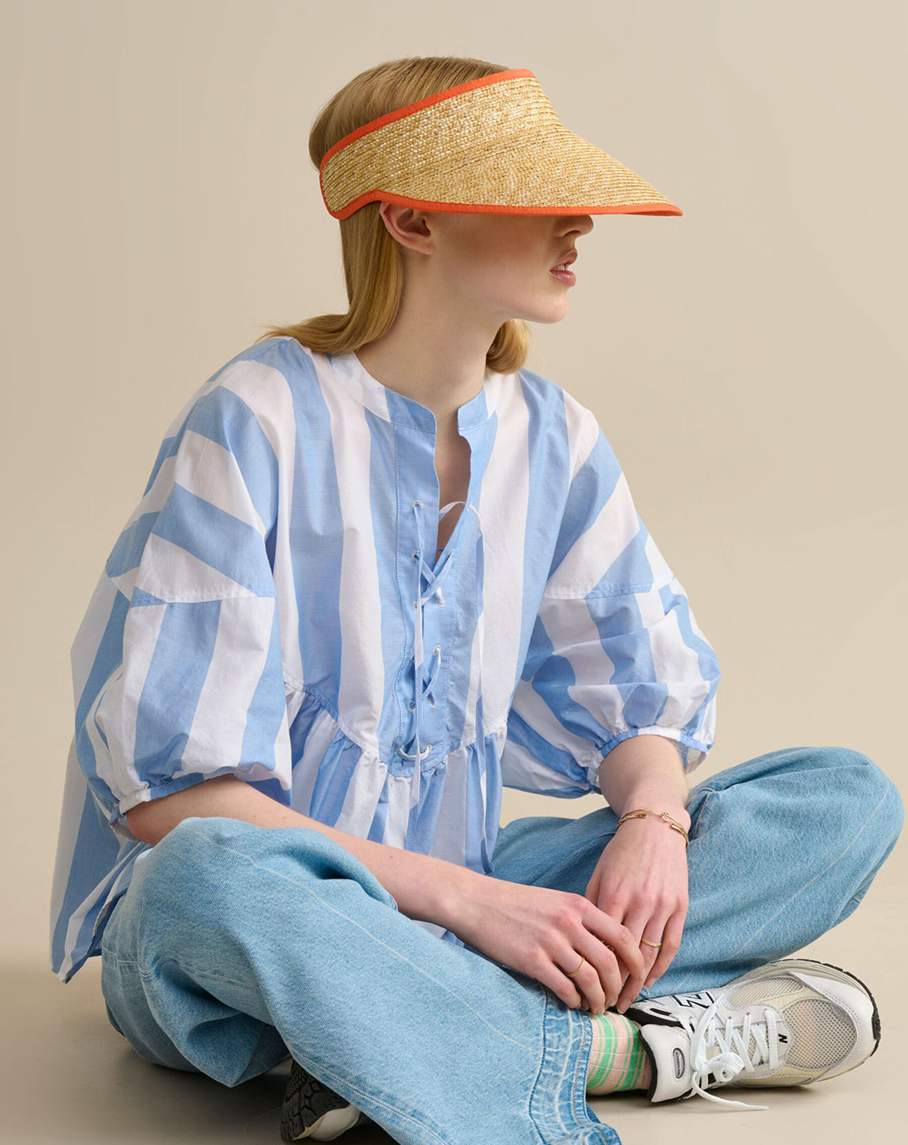 Bellerose Blouse Agadir bleu/blanc