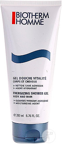 Biotherm Homme Gel Douche Vitalité Corps Et Cheveux Tube 200ml