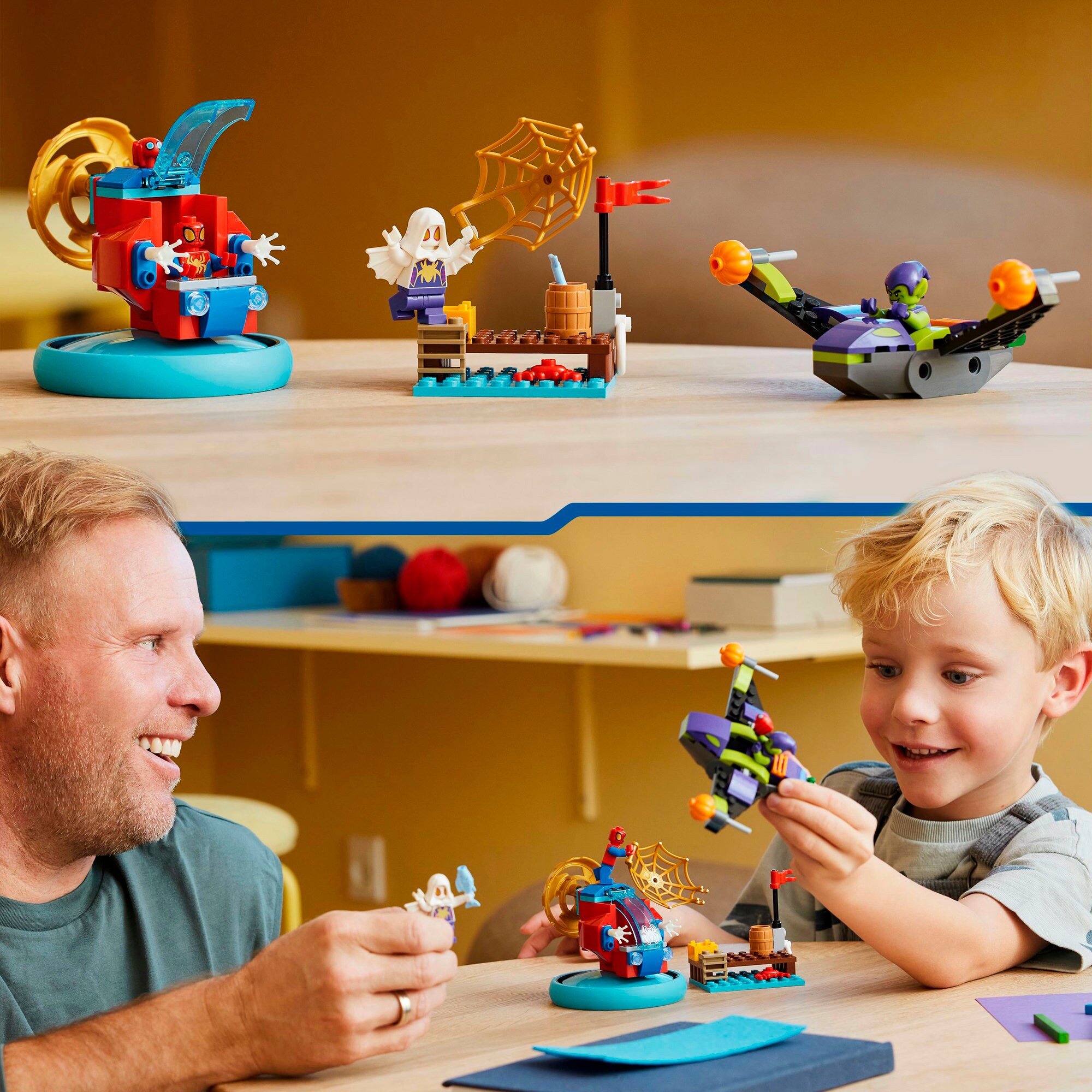 LEGO Konstruktionsspielzeug Marvel Spidey und seine Super-Freunde Spidey vs. Green Goblin