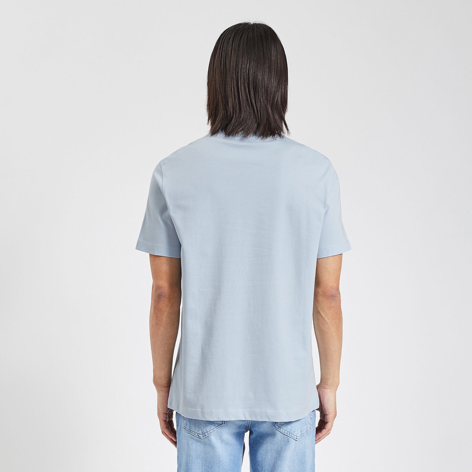 Tee shirt 'le parfait by JULES' coton issu de l'ag Bleu clair