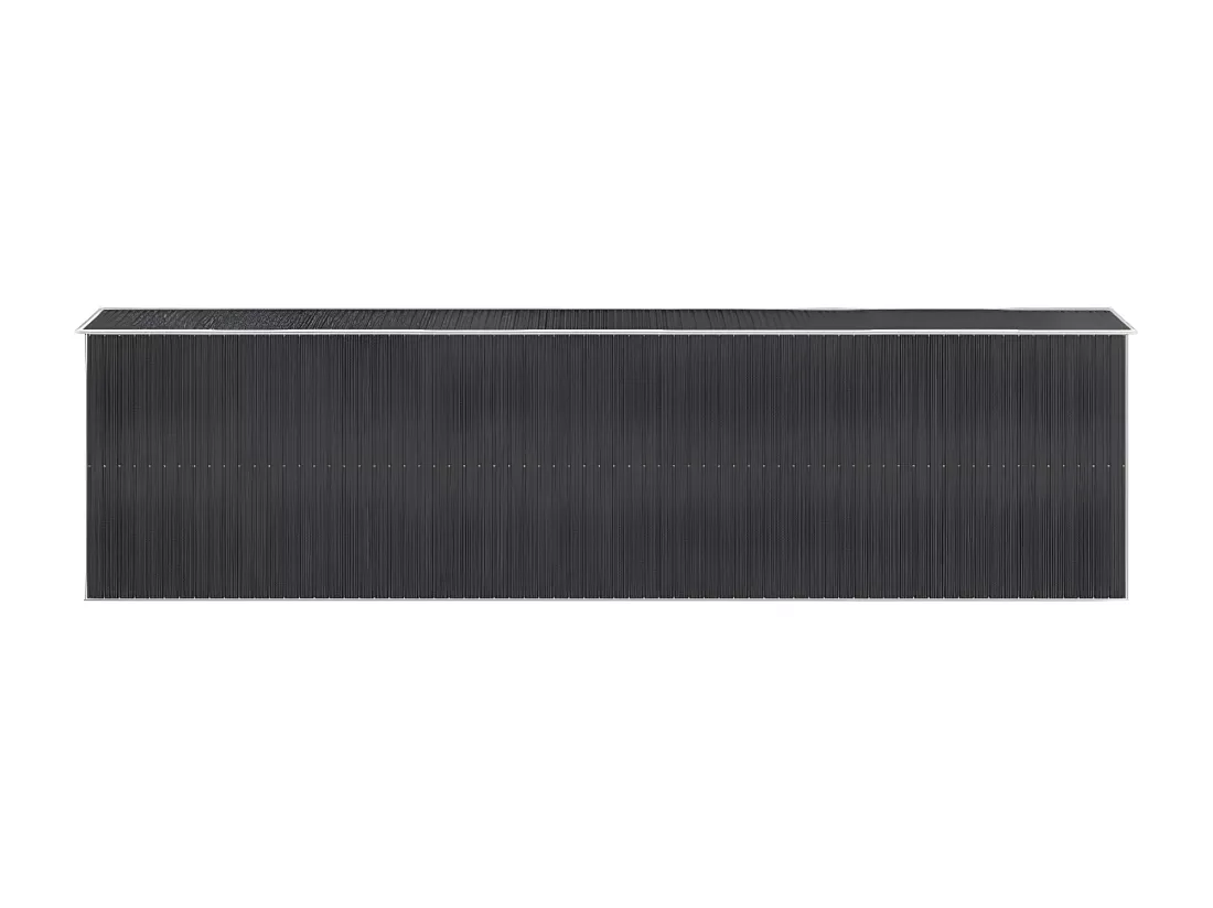 Abri de jardin Anthracite 192x772x223 Acier galvanisé