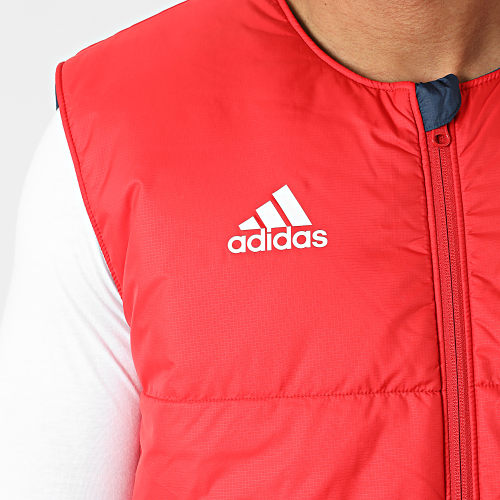 Veste Zippée Sans Manches Réversible FC Bayern HG1132 Bleu Marine Rouge