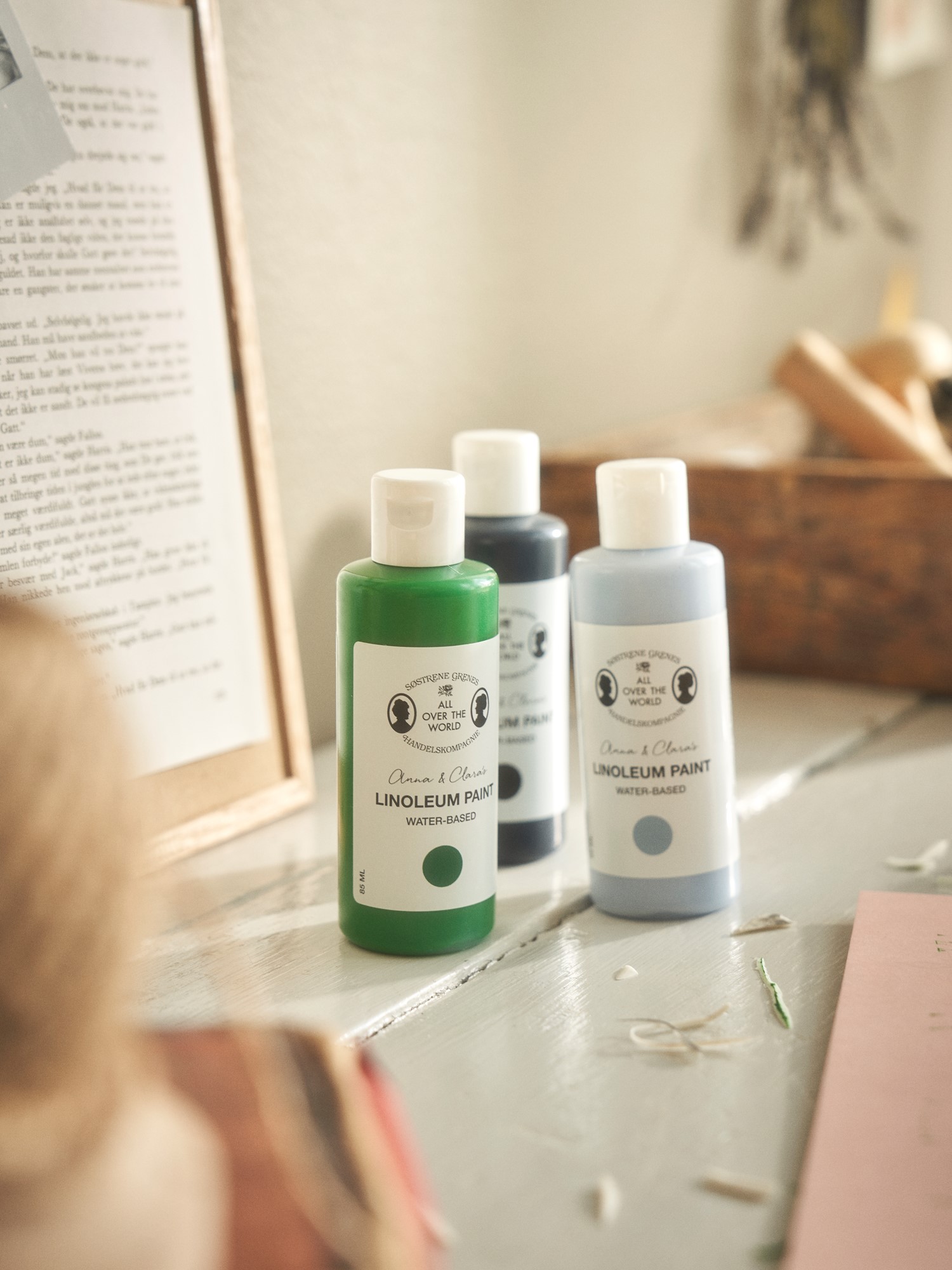 Maling til linoleumstryk | 85 ml. | Forest Green