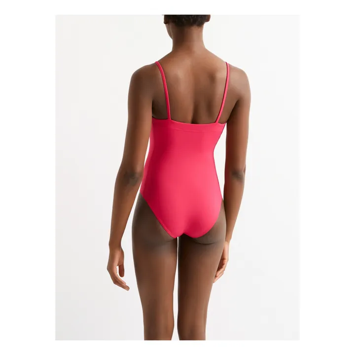 Eres Maillot 1 Pièce Aquarelle | Rouge framboise