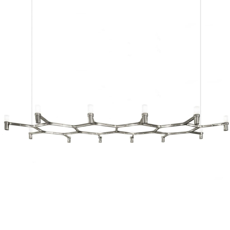 Nemo Crown Plana Major kroonluchter gepolijst aluminium