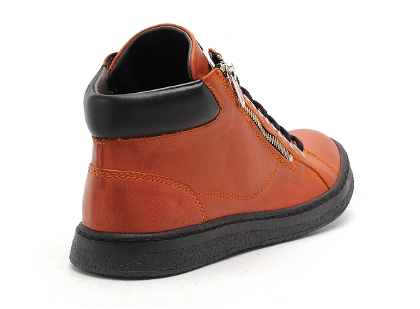 Chacal boots bottine plates femme 6535 orange