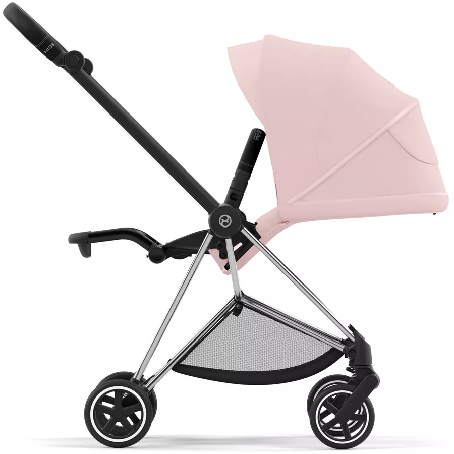 cybex PLATINUM Kombikinderwagen New Mios Chrome Black Peach Pink