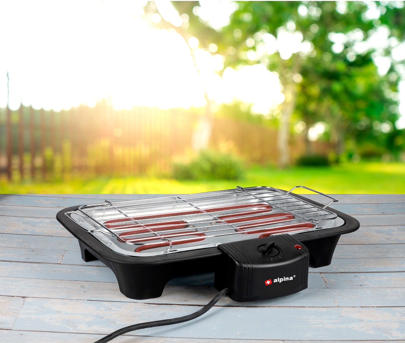 Alpina elektrische BBQ  2-in-1