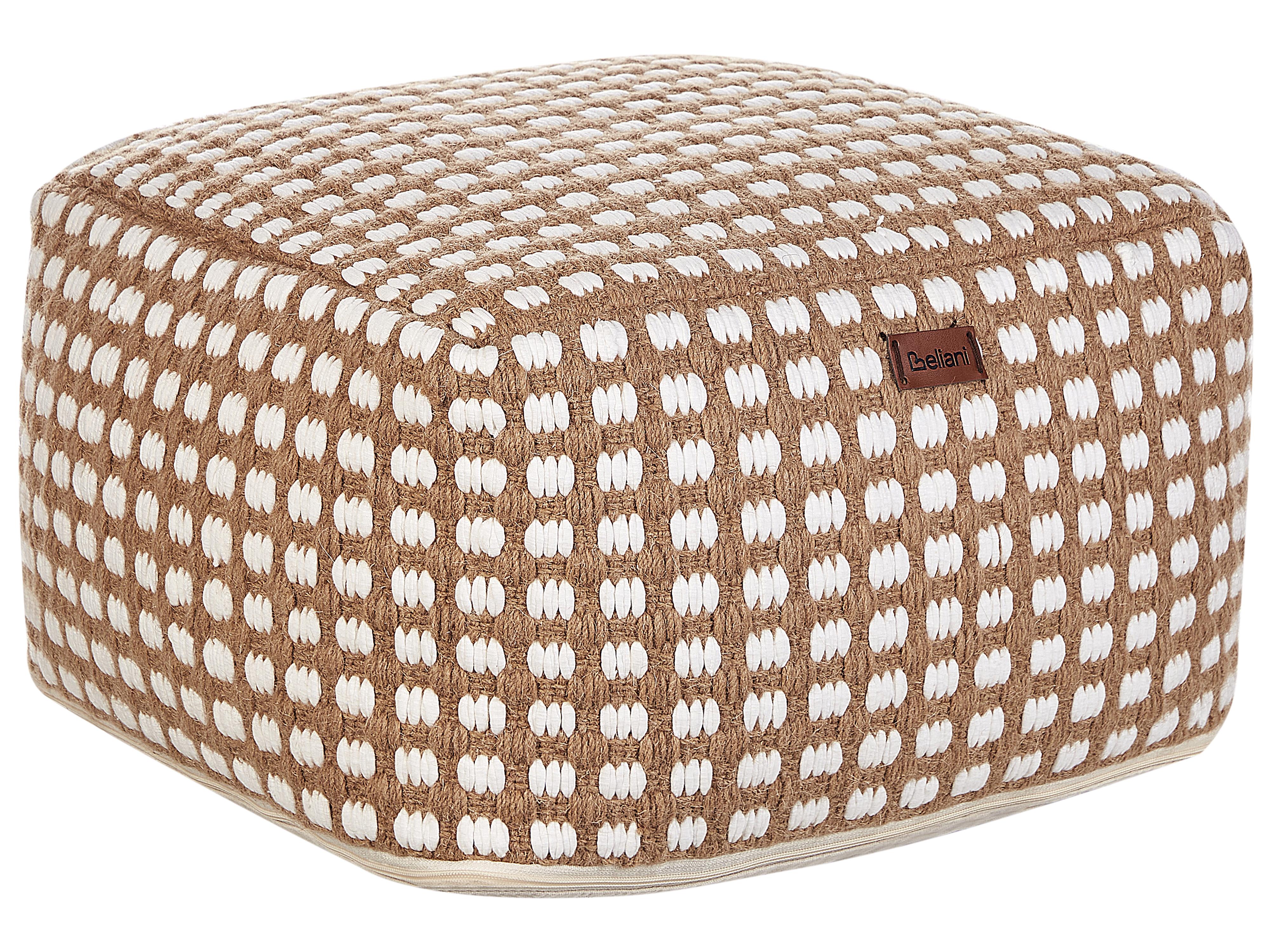 Poef CHILAR Katoen Beige