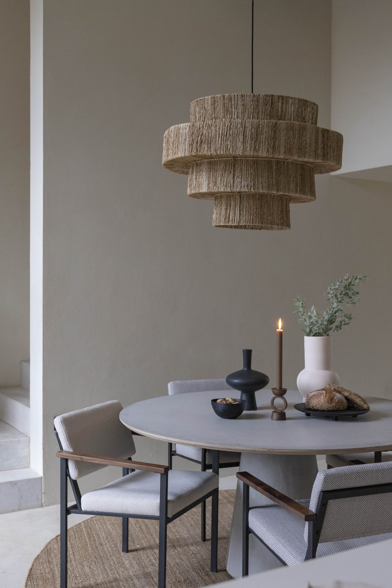Ronde tafel Bogard beton op Multiplex | 140cm